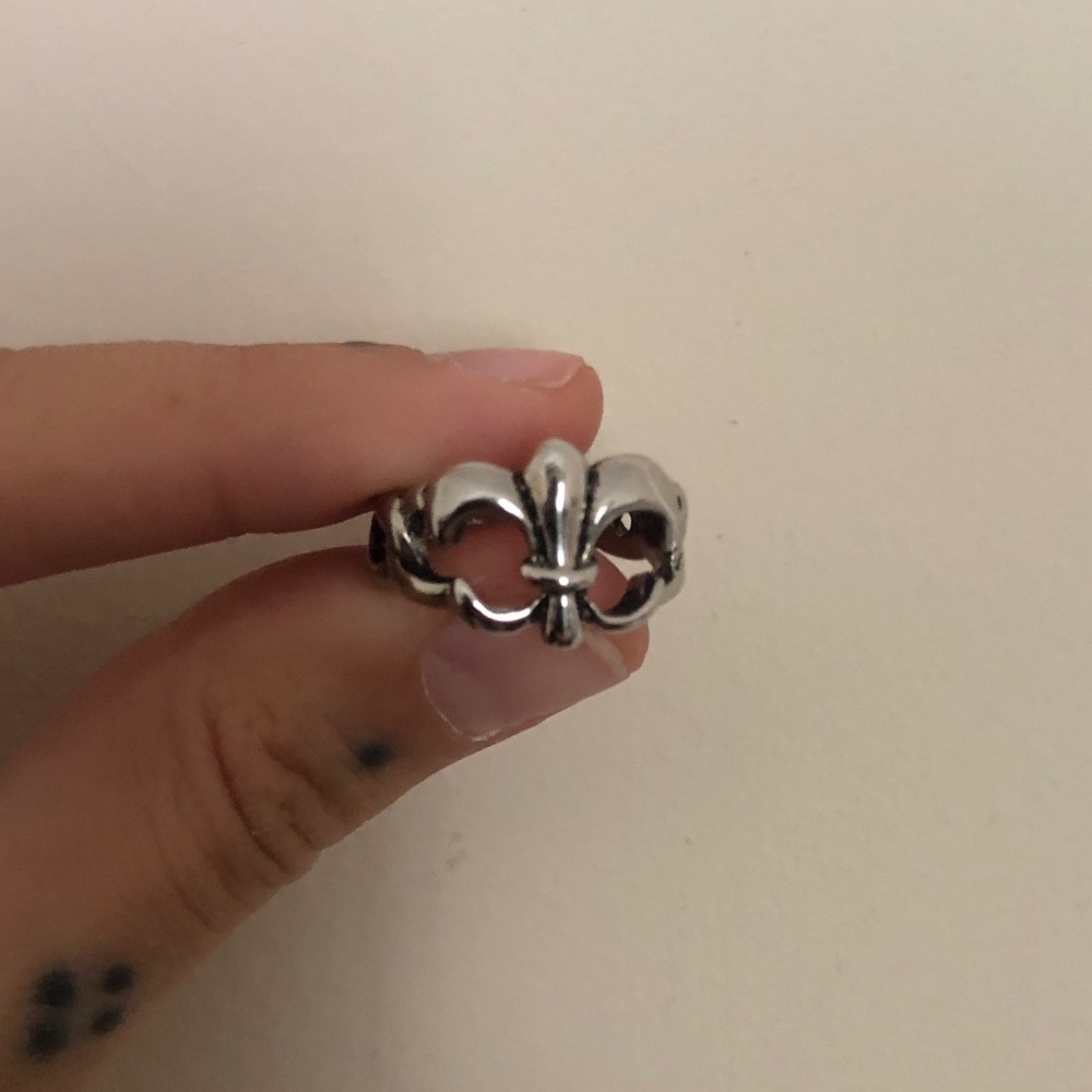 Silver fleur-de-lis Ring